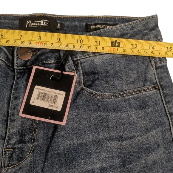 Nanette Lepore Embroidered Jeans & Angie Floral Kimono Set NWT Size 8 Large - Picture 3 of 7